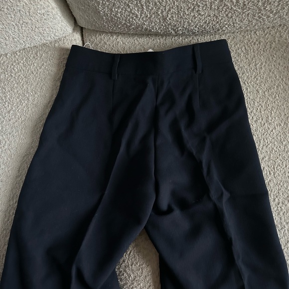 S Max Mara Wide Leg Slacks Trouser Navy - Picture 4 of 5